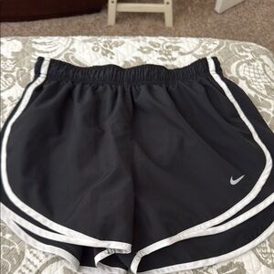 Black and White Nike Dri Fit Shorts
